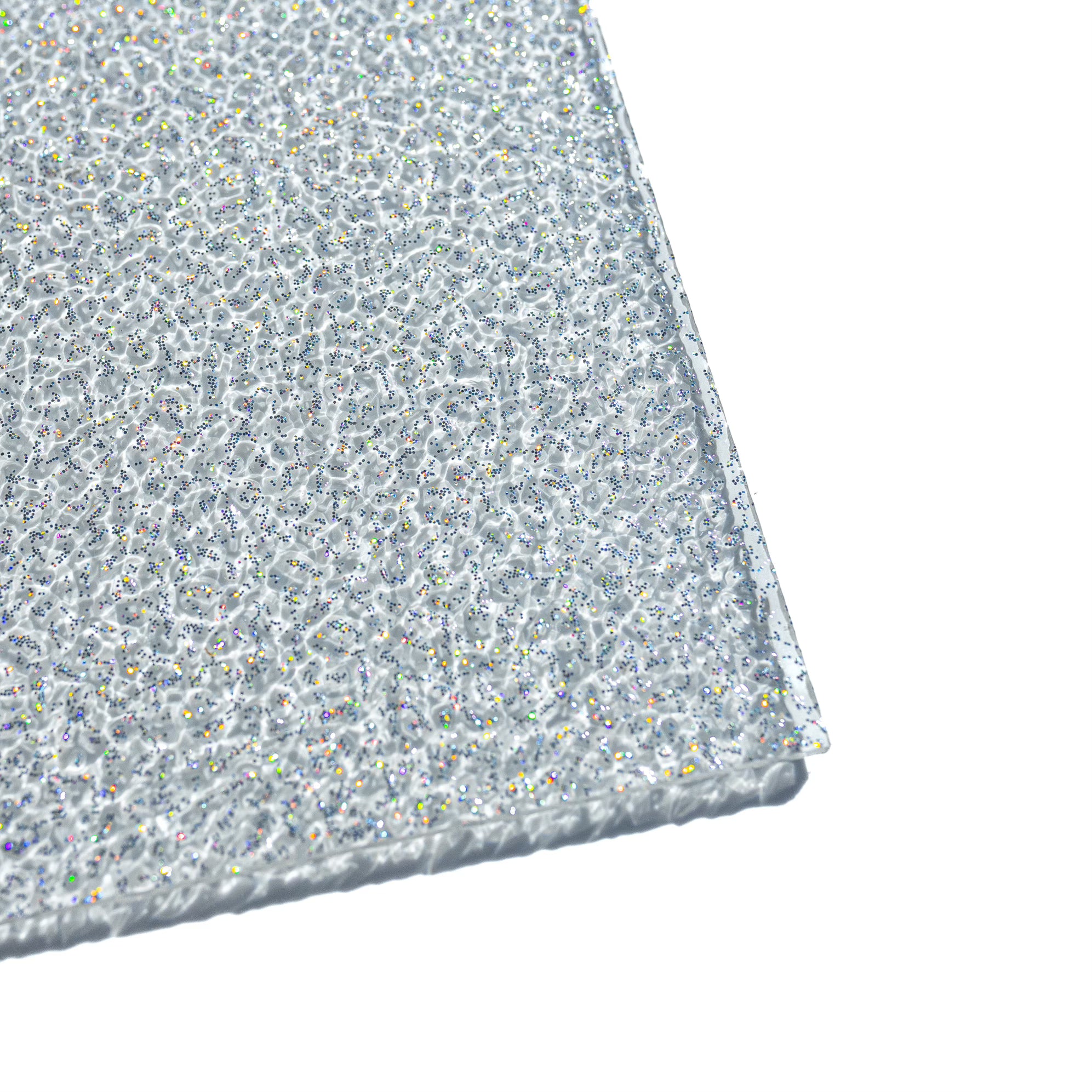 Silver Glitter Acrylic Sheet