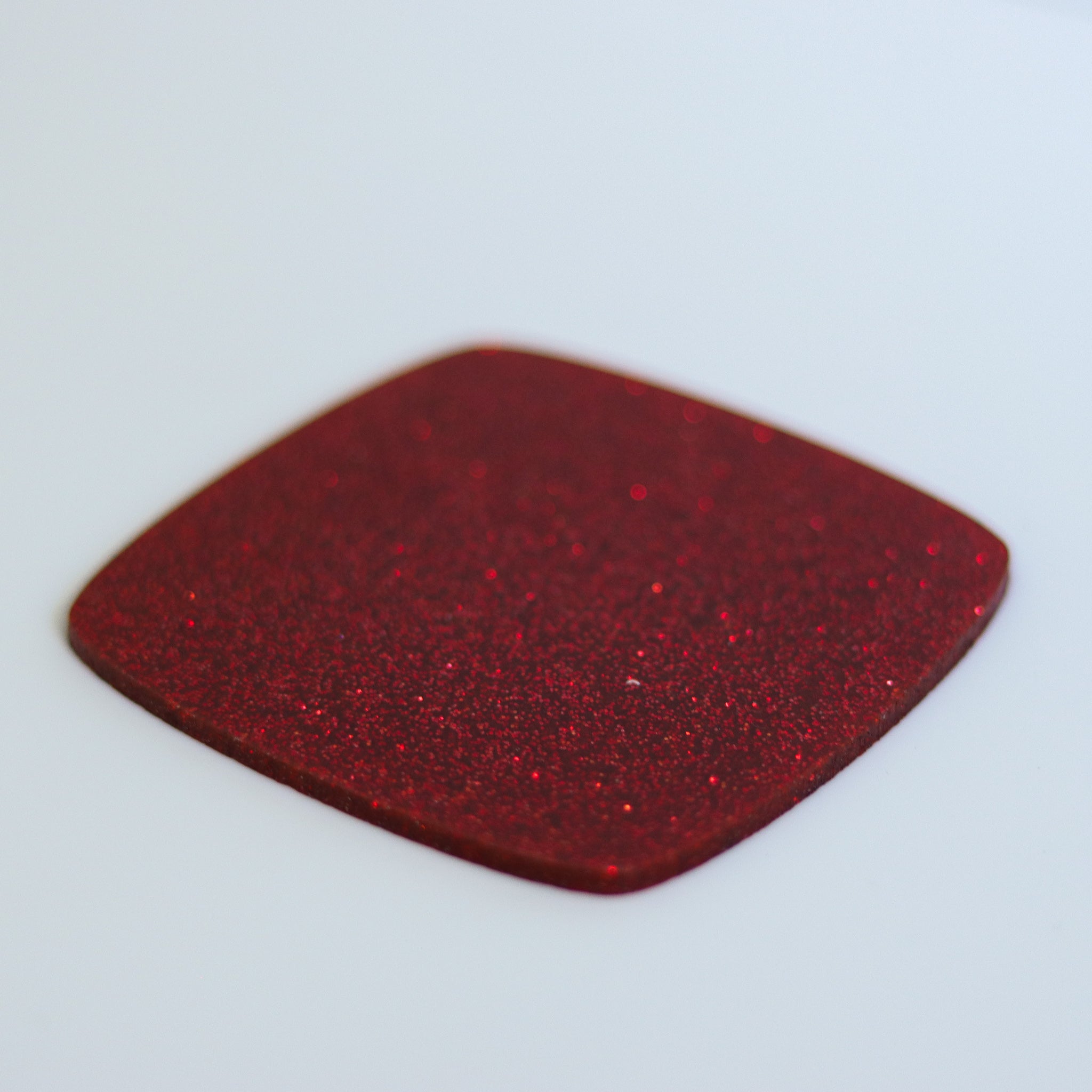 1/8" Red Glitter Cast Acrylic Sheets – Custom Made Better