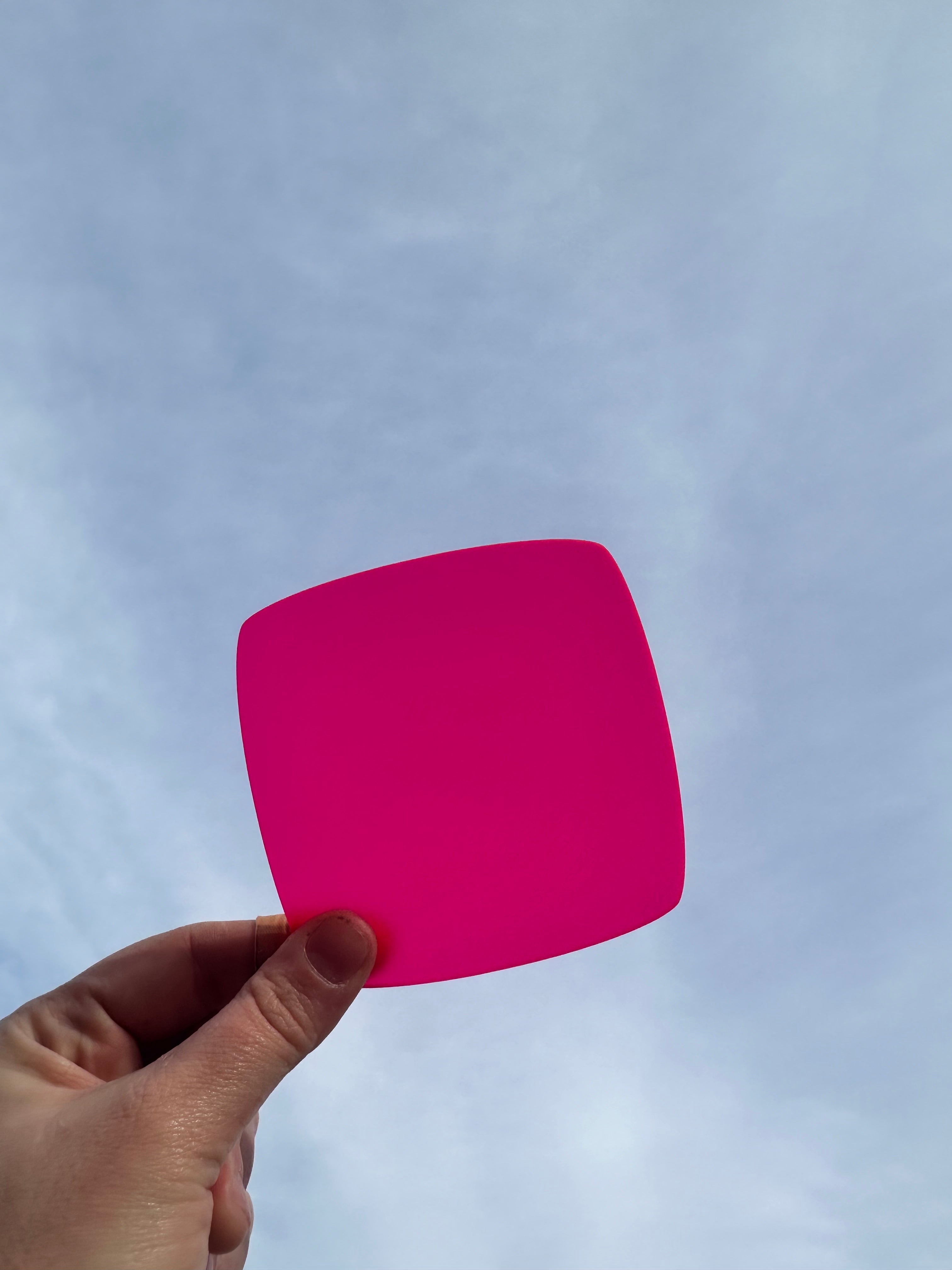 Pink Fluorescent Acrylic Sheet – Presentation Plastics