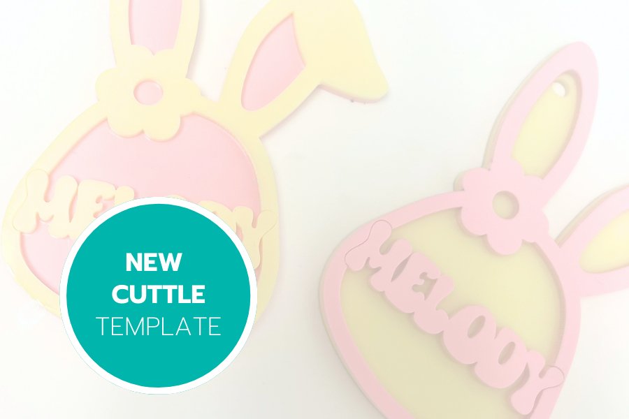 Cuttle Easter Bunny Tag - Custom Made Better