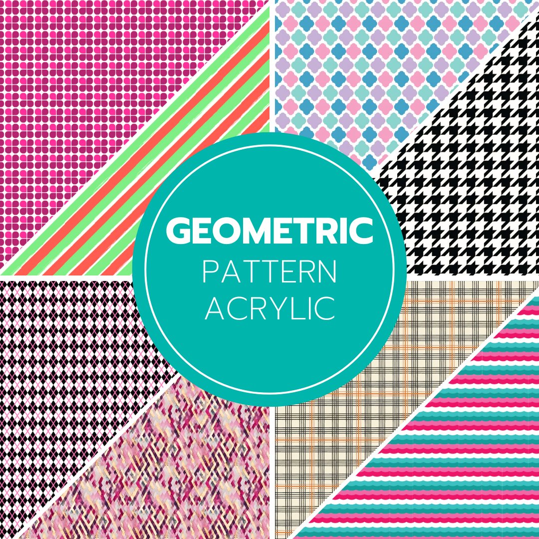 Geometric Patterns Acrylic Sheets – Custom Made Better