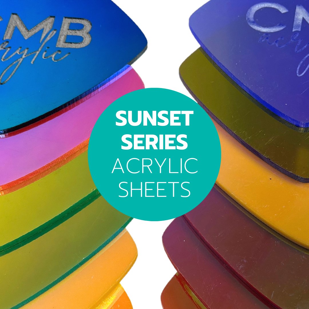 Iridescent Sunset Series - CMB Iridescent Acrylic Sheets - Local Plastics Supplier & Wholesale Acrylic Sheets Distributor