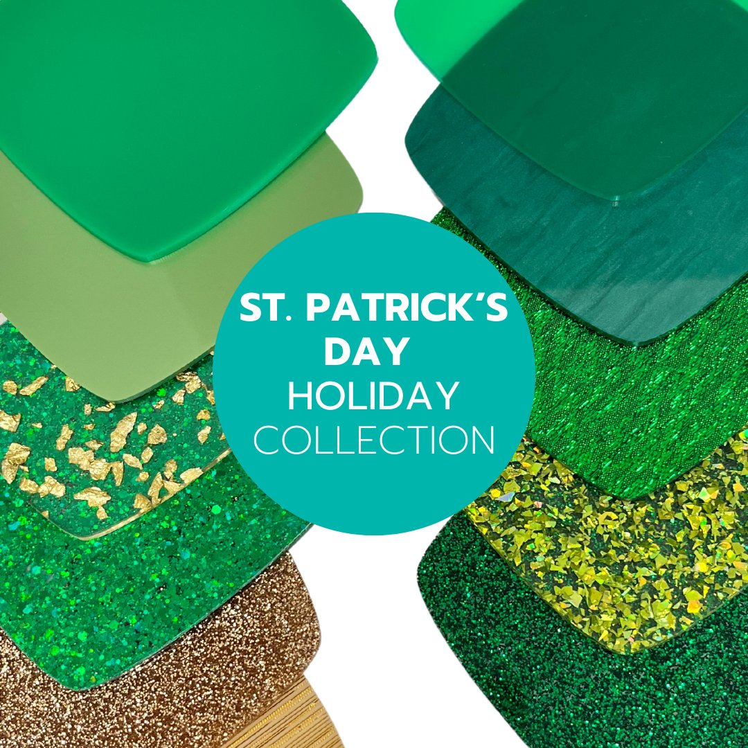 St. Patrick's Day Collection 2024 - CMB Holiday Acrylic Sheets - Plastics Supplier & Wholesale Acrylic Sheets Distributor