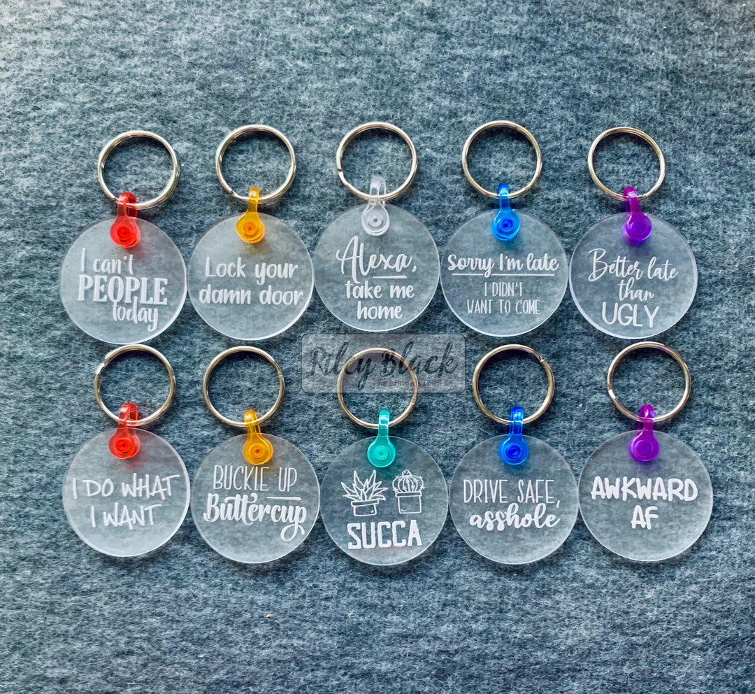 100 Mixed Color OG Keychain Thingies® - Keychain Clips