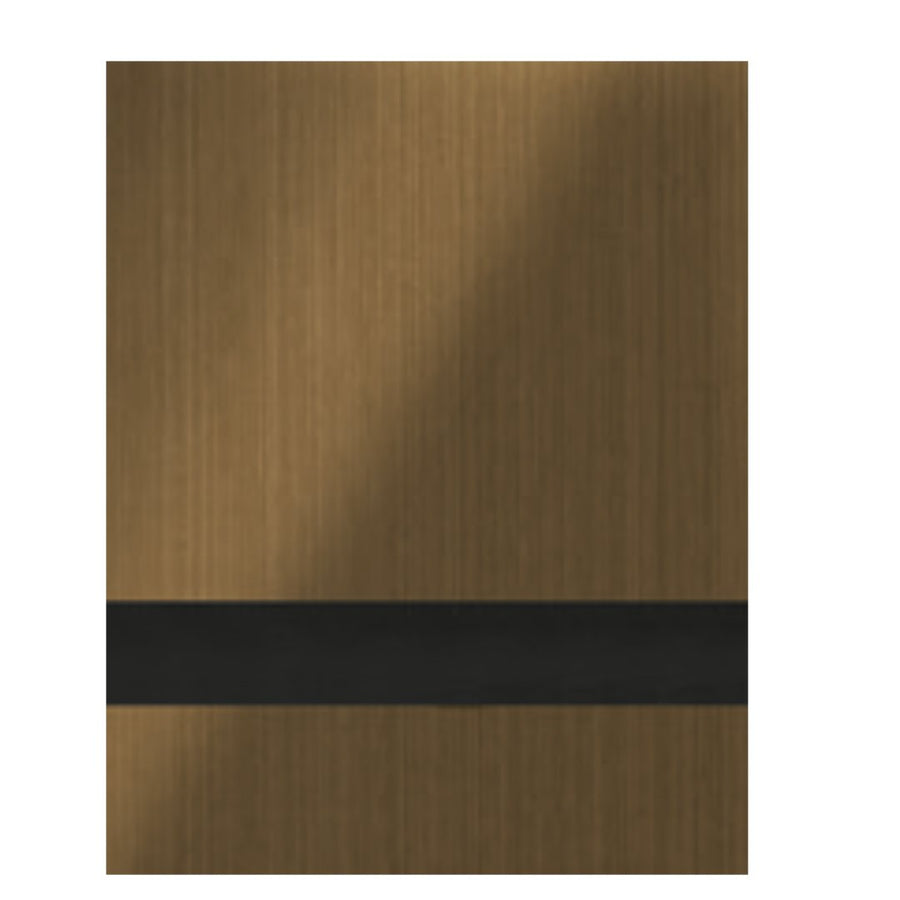 1/16" Brushed Medium Bronze Engraves Black Laser Indoor Two Tone Acrylic Sheets - Acrylic Sheets