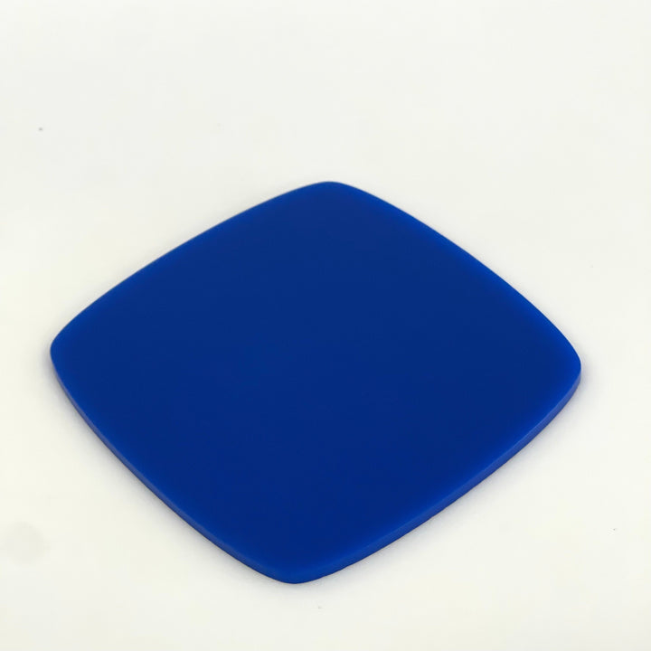 1/4" Matte/Gloss Blue Cast Acrylic Sheets - Acrylic Sheets