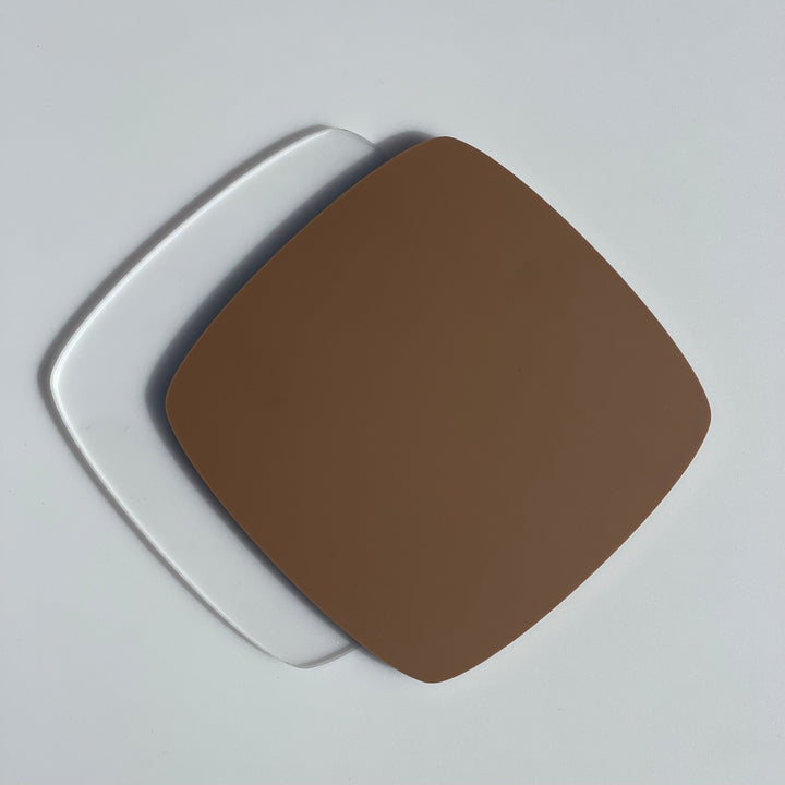 1/4" Matte/Gloss Chocolate Cast Acrylic Sheets - Acrylic Sheets