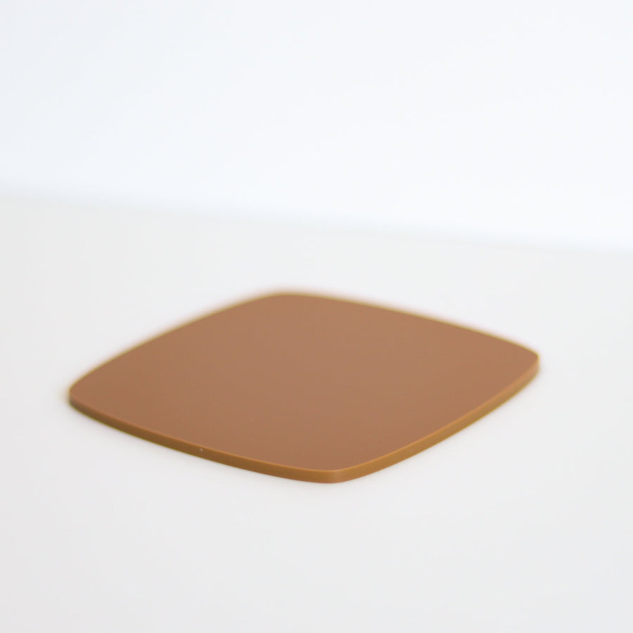 1/4" Matte/Gloss Chocolate Cast Acrylic Sheets - Acrylic Sheets