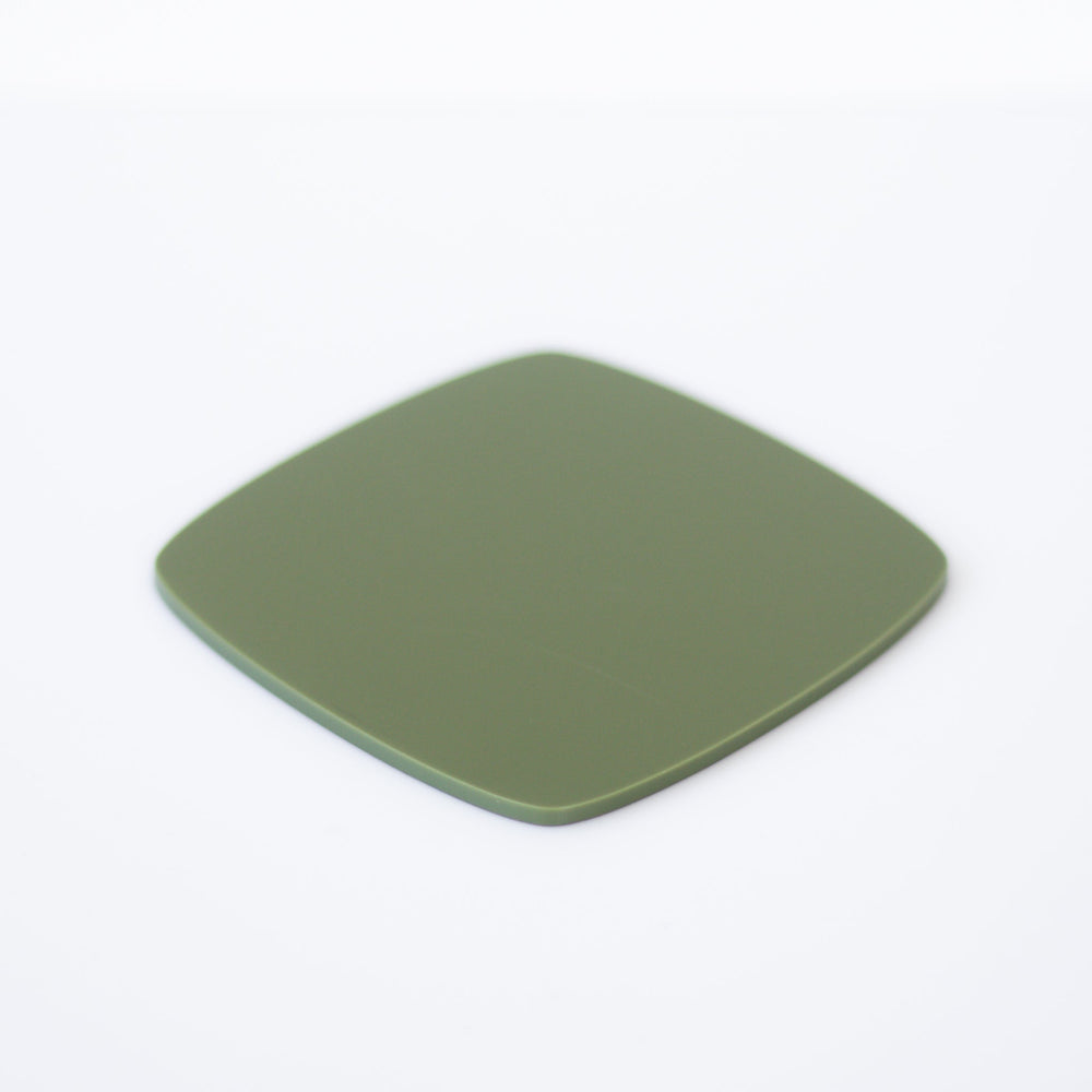 1/4" Matte/Gloss Olive Cast Acrylic Sheets - Acrylic Sheets