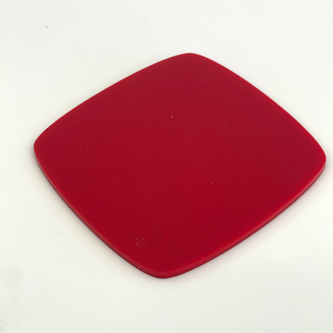 1/4" Matte/Gloss Red Cast Acrylic Sheets - Acrylic Sheets