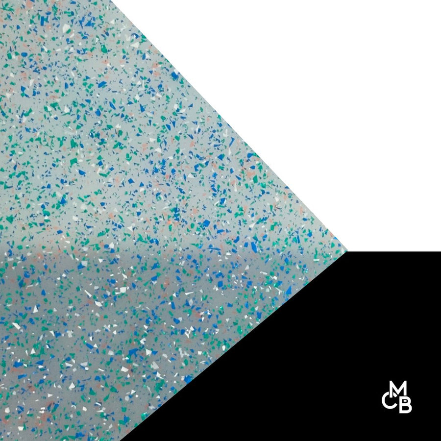 1/8" Coastal Gem MicroFlake Glitter Cast Acrylic Sheets - Acrylic Sheets