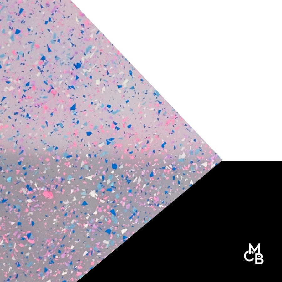 1/8" Electric Carnival MicroFlake Glitter Cast Acrylic Sheets - Acrylic Sheets