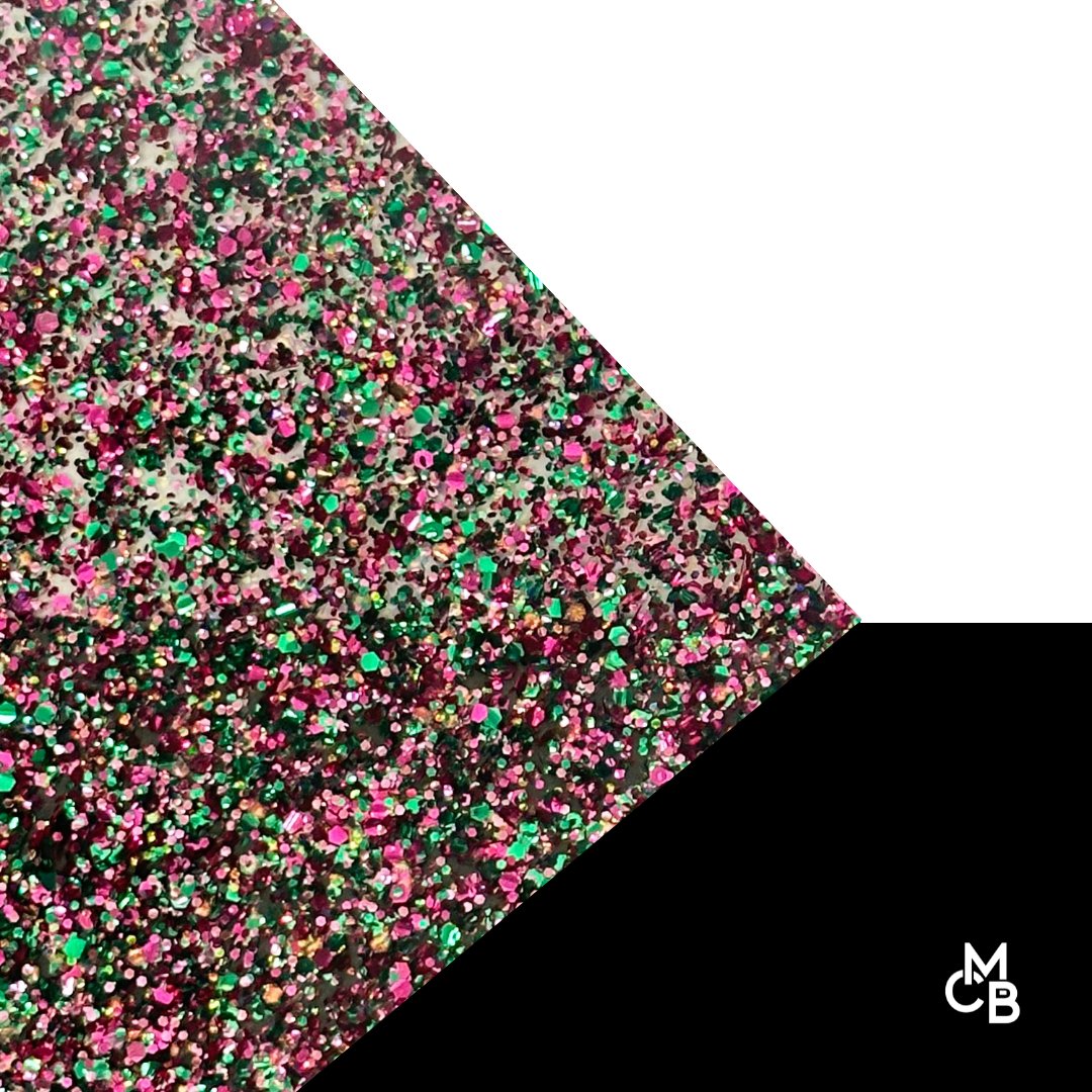 1/8" Emerald Rose GlitterBlend Cast Acrylic Sheets - Acrylic Sheets