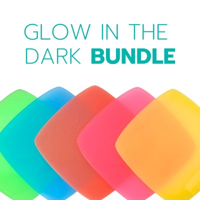 1/8" Glow In The Dark Colors Bundle - Acrylic Sheet Bundles