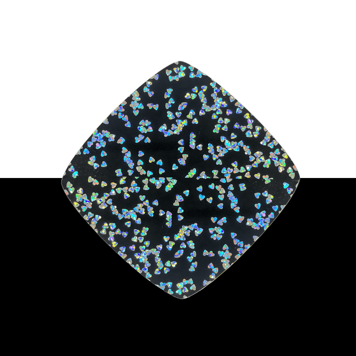 1/8" Holographic Heart Shaped Glitter - CMB CHROMATIC CREATIONS - CMB Pattern Acrylic