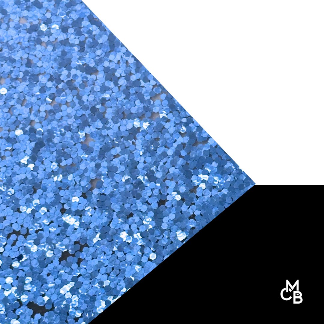 1/8" Light Blue Holographic Hex Glitter Cast Acrylic Sheets - Acrylic Sheets