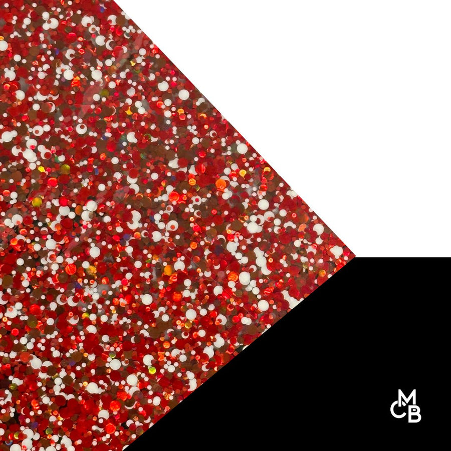 1/8" Lovely Lux Glitter Dots Cast Acrylic Sheets - Acrylic Sheets