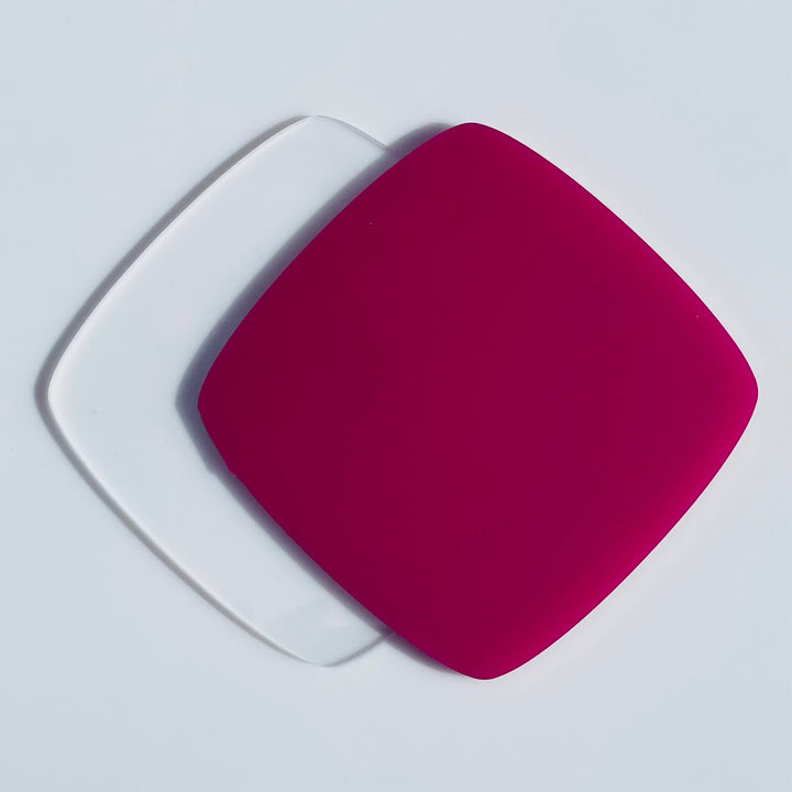 1/8" Matte/Gloss Berry Cast Acrylic Sheets - Acrylic Sheets