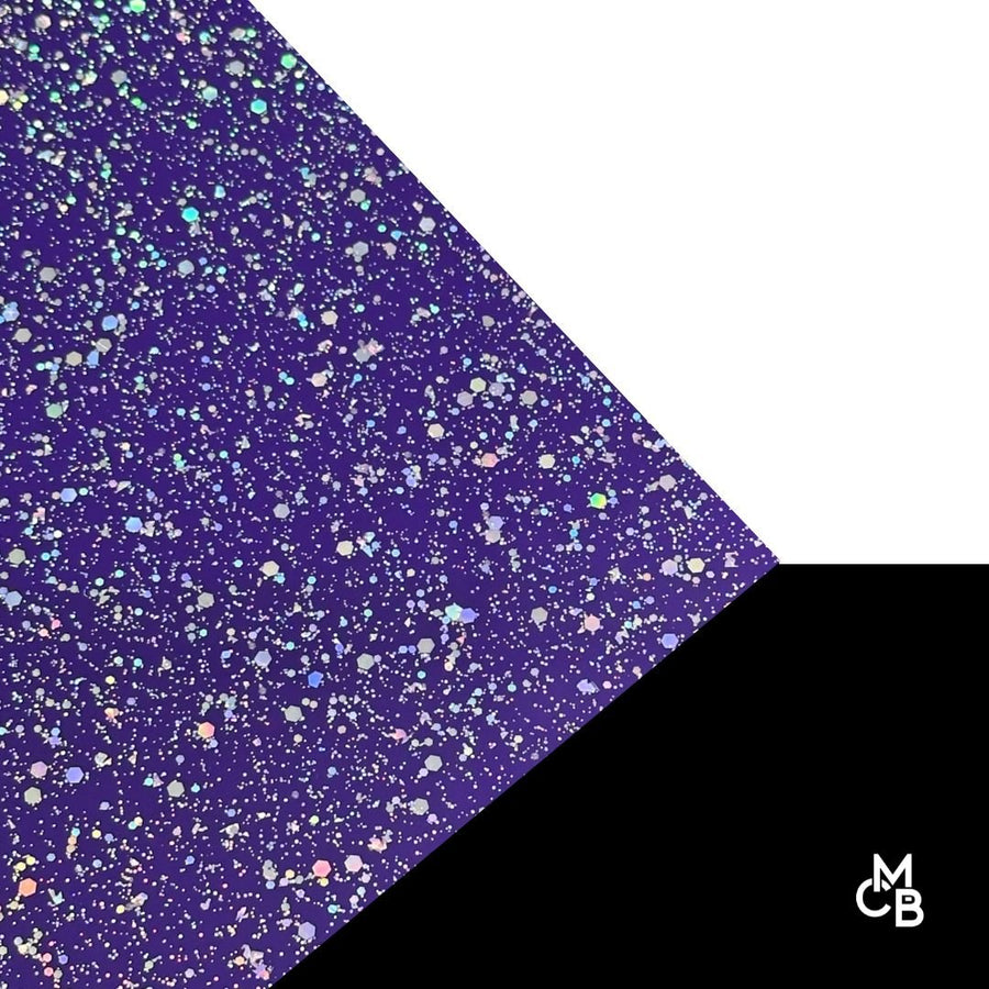 1/8" Purple Diamond Dust Glitter Dots Cast Acrylic Sheets - Acrylic Sheets