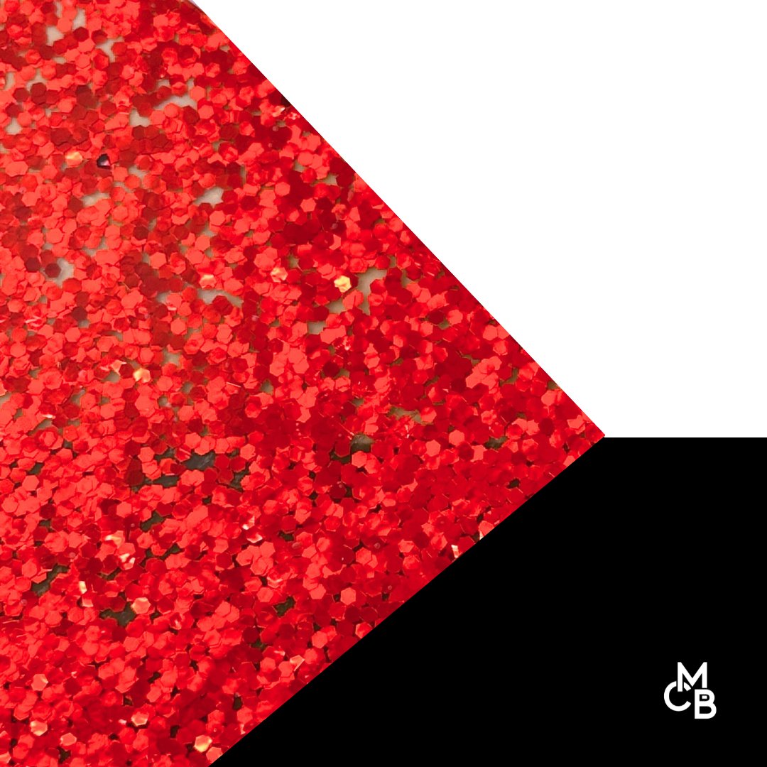 1/8" Red Hex Glitter Cast Acrylic Sheets - Acrylic Sheets