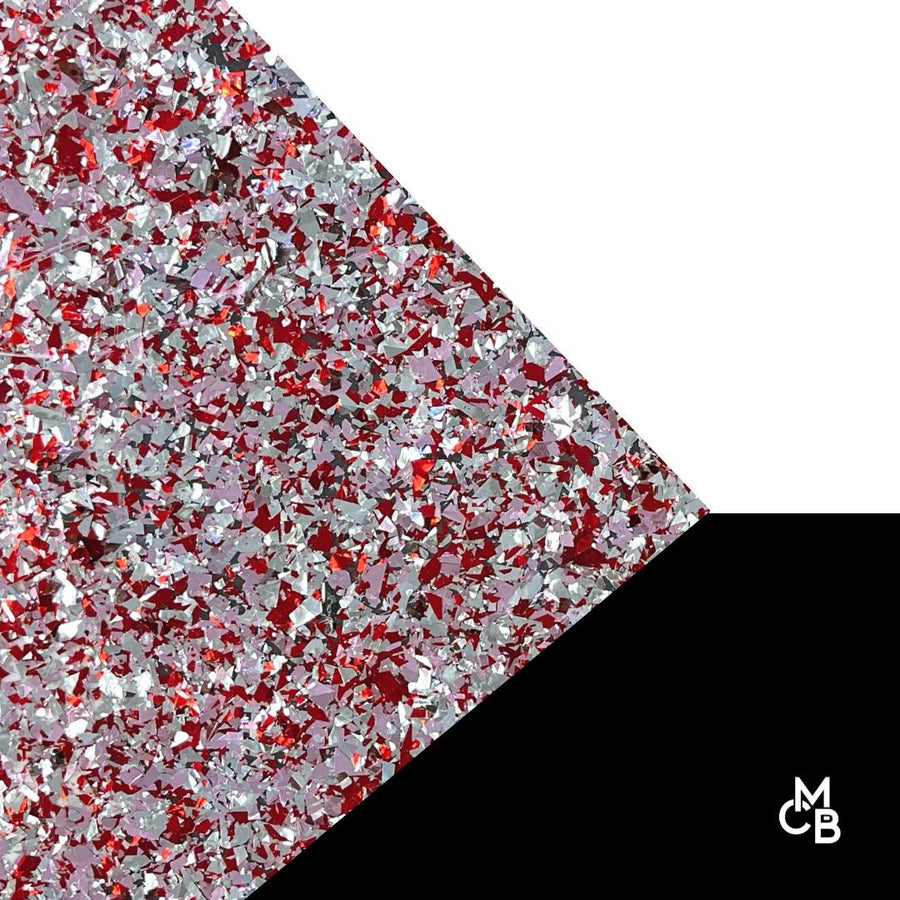 1/8" Sweetheart Flake Glitter Cast Acrylic Sheets - Acrylic Sheets