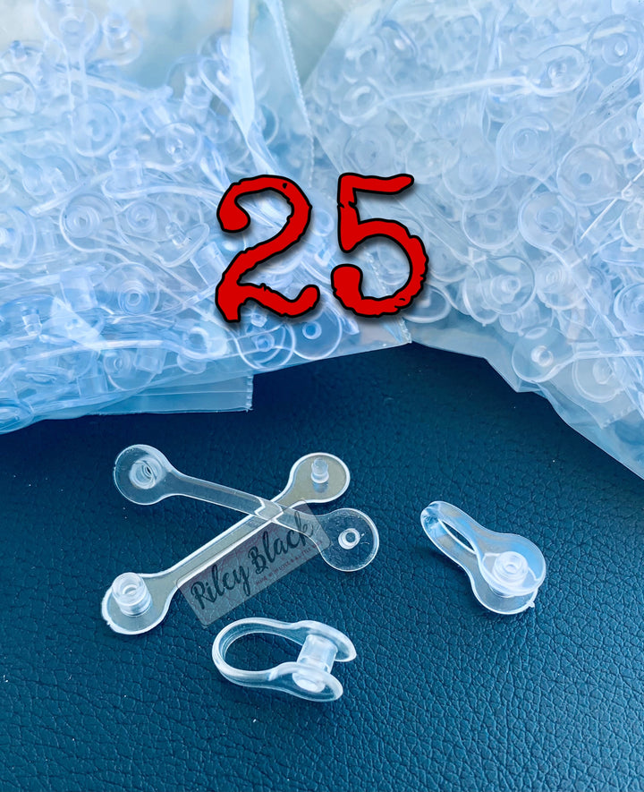 25 Clear OG Keychain Thingies® - Keychain Clips