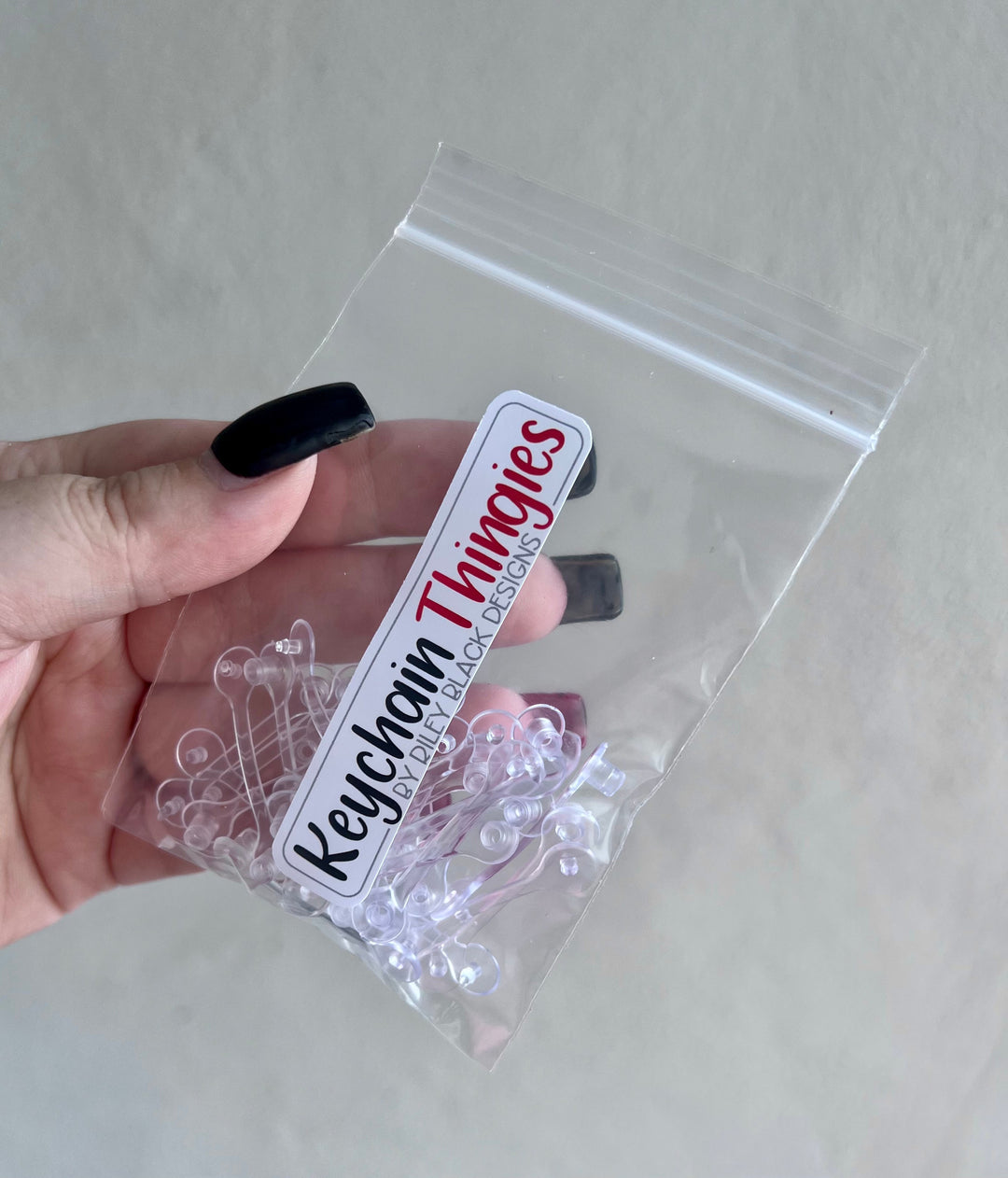 25 Clear OG Keychain Thingies® - Keychain Clips