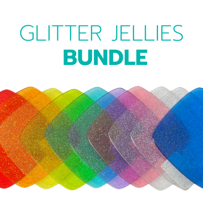 12" X 9" Glitter Jellies Bundle