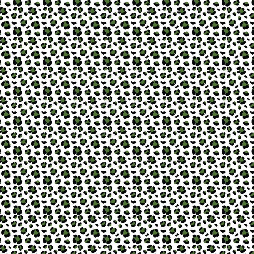 Green Leopard Pattern Acrylic Sheet