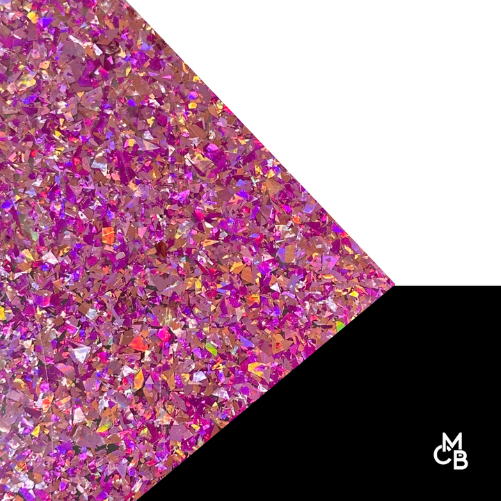 Chunky Flake Glitter Cast Acrylic Sheets | 5/32" | 24" X 40"