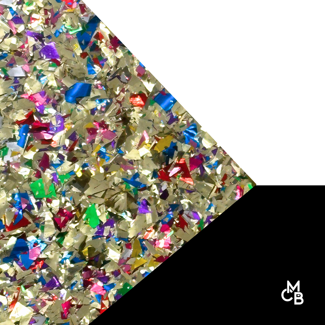 Chunky Flake Glitter Cast Acrylic Sheets | 5/32" | 24" X 40"