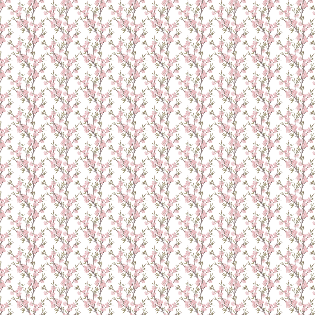 Pink Floral Vines Pattern Acrylic Sheets