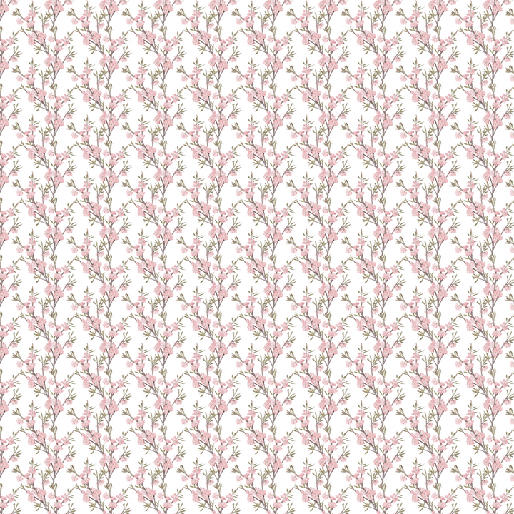 Pink Floral Vines Pattern Acrylic Sheets