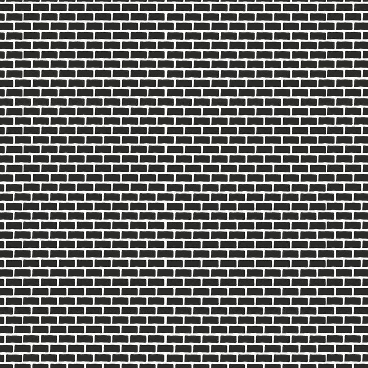 Black Brick Wall Pattern Acrylic Sheets - CMB Pattern Acrylic