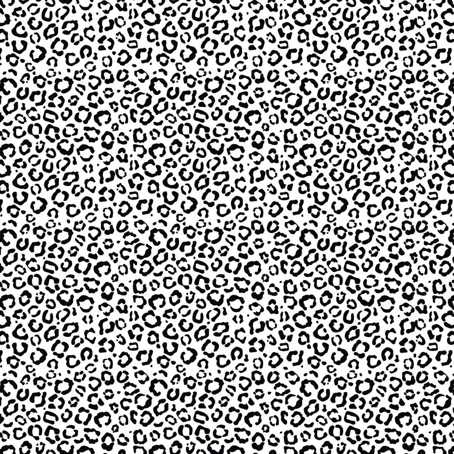 Black Leopard Pattern Acrylic Sheet - CMB Pattern Acrylic