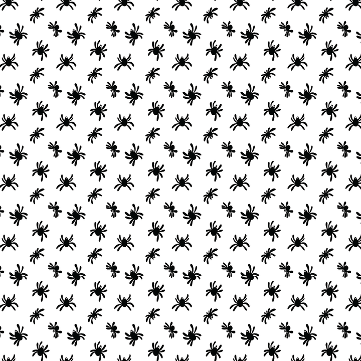 Black Spiders Pattern Acrylic Sheets - CMB Pattern Acrylic