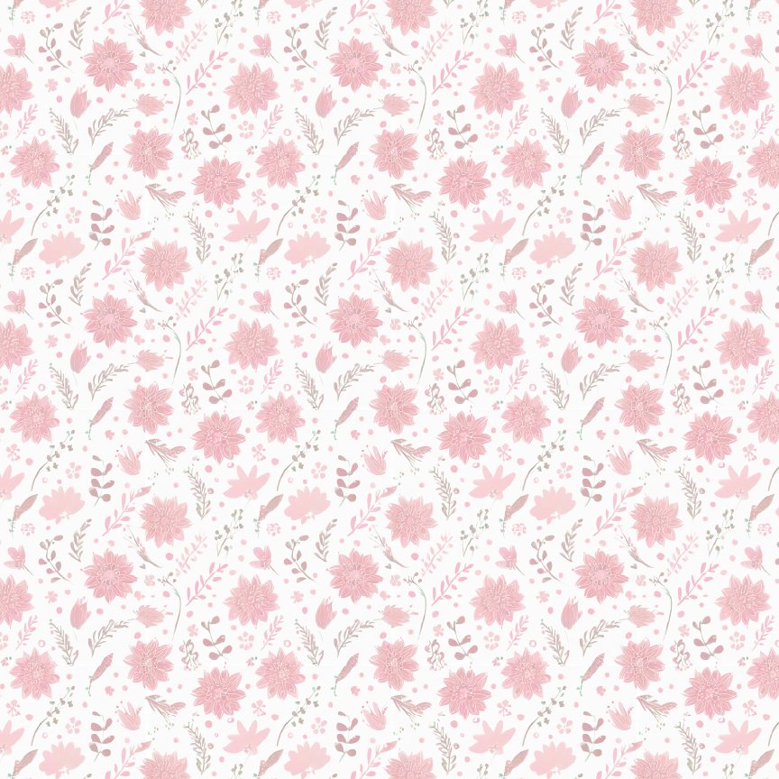 Blooming Pink Beauties Pattern Acrylic Sheets - CMB Pattern Acrylic