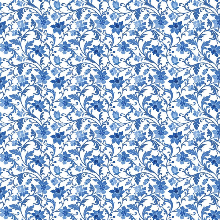 Blue Floral Pattern Acrylic Sheets - CMB Pattern Acrylic