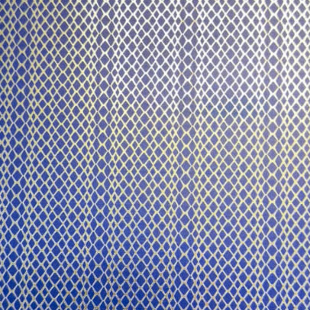 Blue Snakeskin on Champagne Metallic Pattern Acrylic Sheet CMB PRESTIGE PATTERNS - Acrylic Sheets