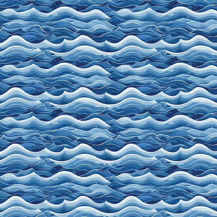 Blue Waves Two Pattern Acrylic Sheets - CMB Pattern Acrylic