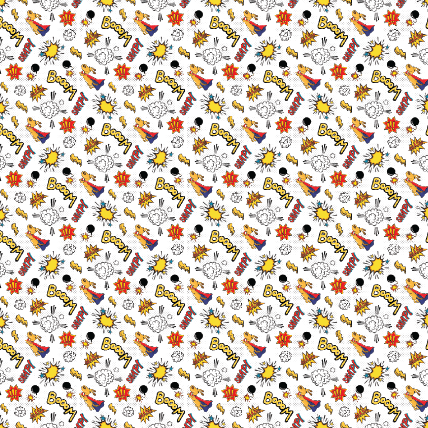 BOOM Cartoon Comic Pattern Acrylic Sheets - CMB Pattern Acrylic