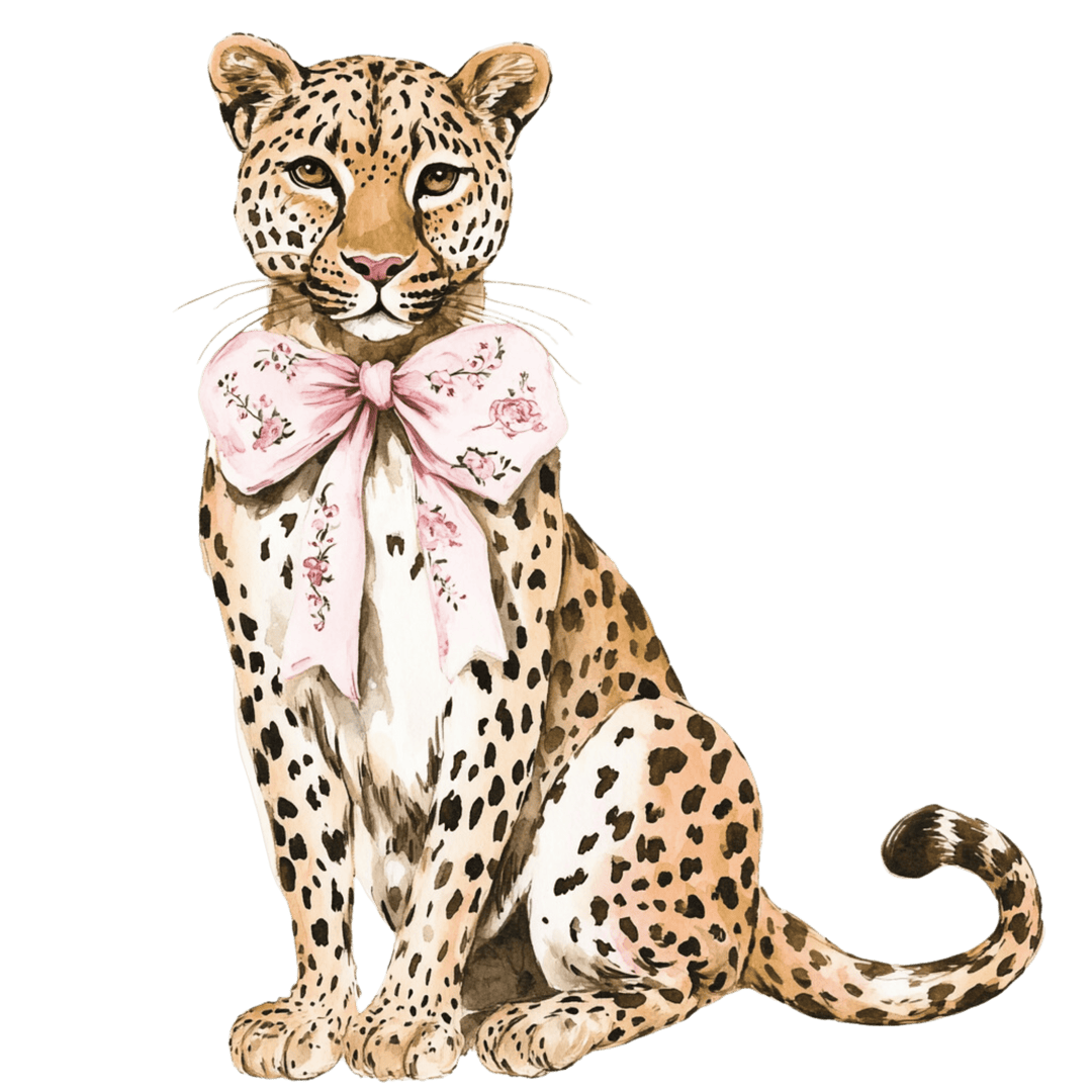 Chinoiserie Cheetah/Leopard 1 | CMB Sign - Spired Prints - Acrylic Blanks