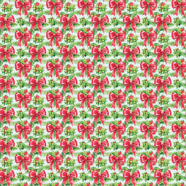 Christmas Bows Pattern Acrylic Sheets - CMB Pattern Acrylic