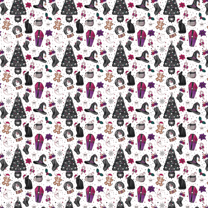 Creepy Christmas Pattern Acrylic Sheets - CMB Pattern Acrylic