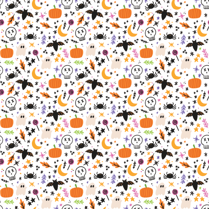 Cute Halloween Clipart Acrylic Sheets - CMB Pattern Acrylic