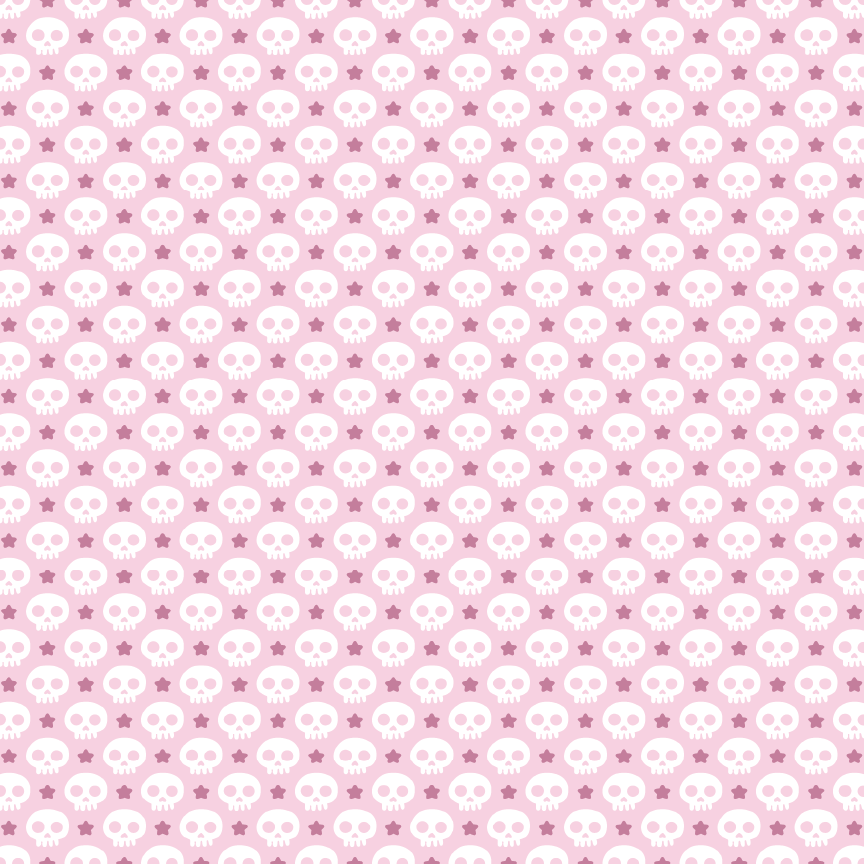 Cute Pink Skulls Pattern Acrylic Sheets - CMB Pattern Acrylic