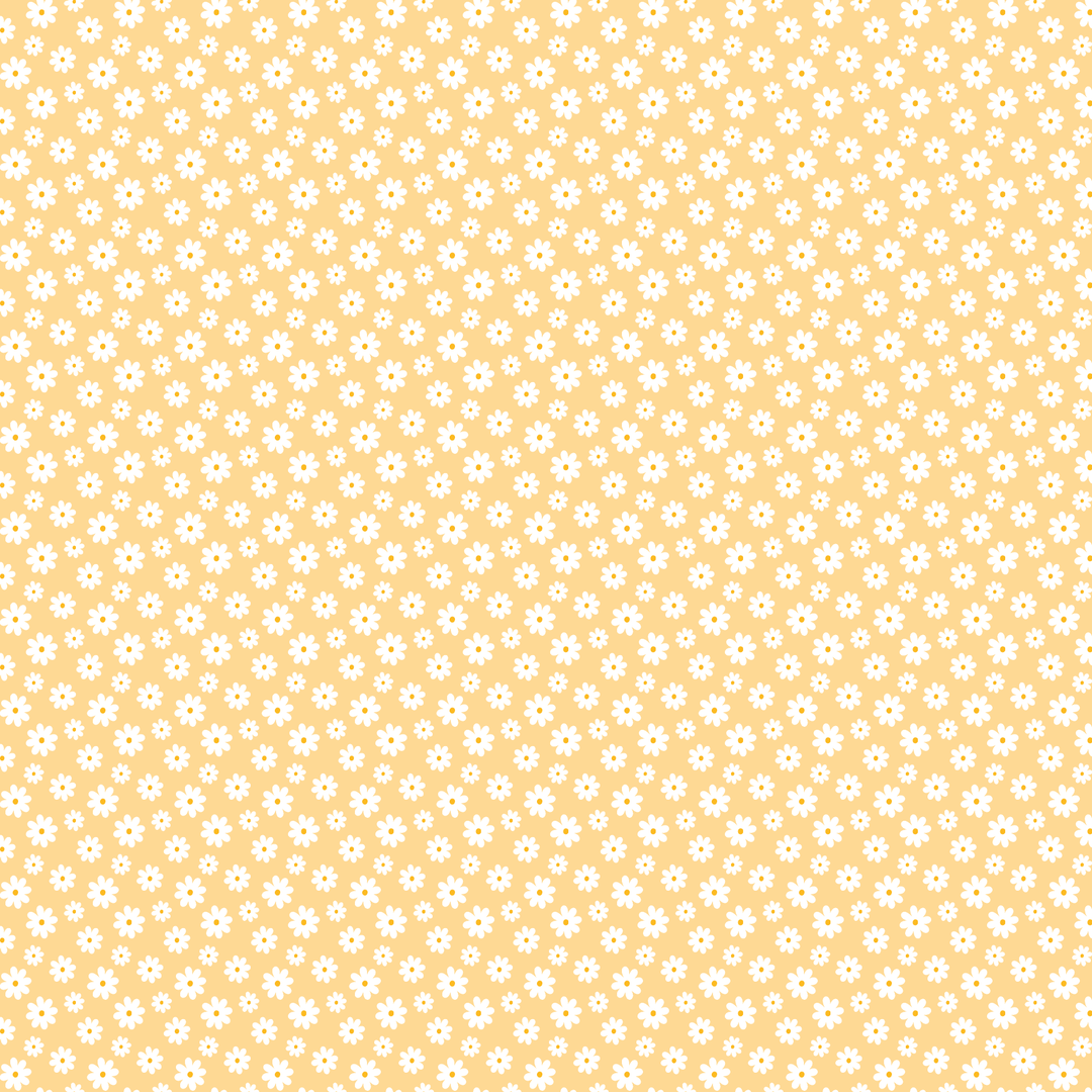 Daisies on Pastel Yellow Pattern Acrylic Sheets - CMB Pattern Acrylic