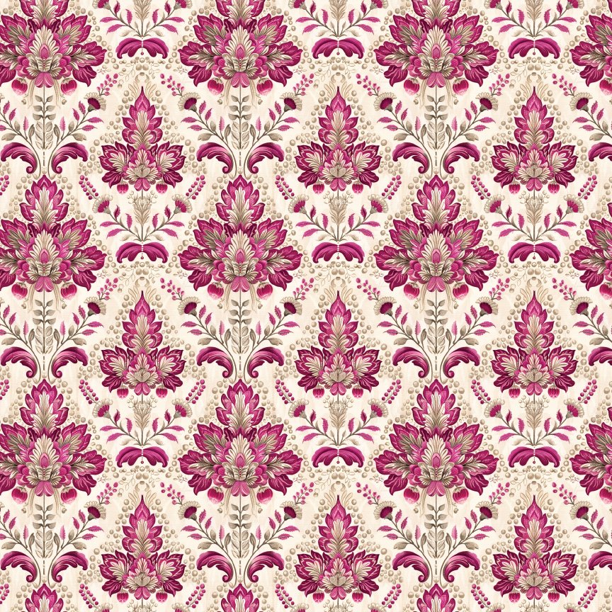 Damask Pink Pattern Acrylic Sheets - CMB Pattern Acrylic