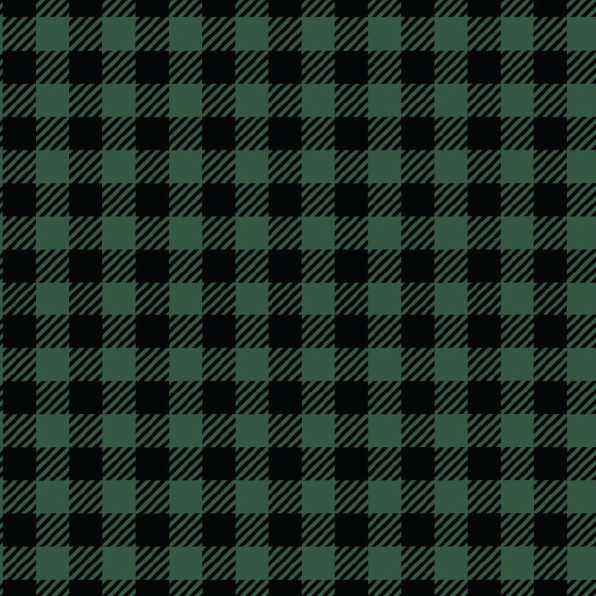 Dark Green Buffalo Plaid Pattern Acrylic Sheet - CMB Pattern Acrylic