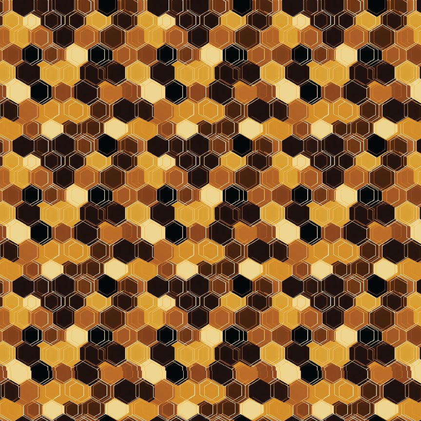 Dark Honeycomb Pattern Acrylic Sheets (Copy) - CMB Pattern Acrylic